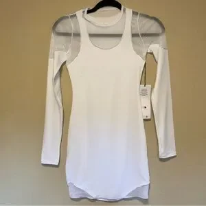 ALO Yoga | Dresses | Alo Striped Mesh Synergy Long Sleeve